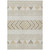9' X 12' Beige Ivory And Taupe Southwestern Washable Indoor Outdoor Area Rug