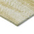 8' X 10' Gold Wheat And Ivory Botanical Leaves Washable Indoor Outdoor Area Rug