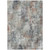 9' X 12' Taupe Gray And Copper Abstract Washable Indoor Outdoor Area Rug
