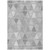 8' X 10' Gray Silver And Ivory Geometric Washable Indoor Outdoor Area Rug - 608219356774