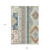 9' X 12' Ivory Blue And Brown Aztec Washable Indoor Outdoor Area Rug