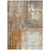 8' X 10' Copper Ivory And Brown Abstract Washable Indoor Outdoor Area Rug