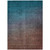 8' X 10' Teal Blue Chocolate And Charcoal Ombre Washable Indoor Outdoor Area Rug