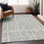 8' X 10' Taupe Beige And Tan Medallion Washable Indoor Outdoor Area Rug