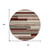 8' Merlot Burgundy And Beige Round Striped Washable Indoor Outdoor Area Rug