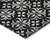 8' X 10' Black And Ivory Floral Washable Indoor Outdoor Area Rug Transitional Style - Black, Ivory Color