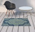 3' X 5' Navy Oriental Stain Resistant Indoor Outdoor Area Rug - 606114582496
