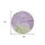 8' Round Purple Round Abstract Washable Non Skid Indoor Outdoor Area Rug - 608219395407
