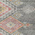 9' X 12' Gray And Terra Cotta Southwestern Washable Indoor Outdoor Area Rug