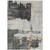 8' X 10' Gray And Tan Abstract Washable Indoor Outdoor Area Rug