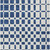 10' X 14' Navy Blue And Ivory Geometric Washable Indoor Outdoor Area Rug Transitional Style - Navy Blue, Ivory Color