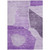 9' X 12' Eggplant Purple And Lilac Abstract Washable Indoor Outdoor Area Rug