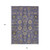 10' X 14' Purple Beige And Taupe Oriental Washable Indoor Outdoor Area Rug