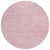 8' Pink And Ivory Round Geometric Washable Indoor Outdoor Area Rug Transitional Style - Pink, Ivory Color