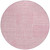 8' Pink And Ivory Round Geometric Washable Indoor Outdoor Area Rug Transitional Style - Pink, Ivory Color