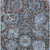 9' X 12' Chocolate And Aqua Damask Washable Indoor Outdoor Area Rug