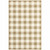 6' X 9' Tan Geometric Stain Resistant Indoor Outdoor Area Rug - 606114573760