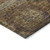 8' Rust And Beige Round Medallion Washable Indoor Outdoor Area Rug