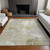 10' X 14' Beige And Ivory Floral Washable Indoor Outdoor Area Rug - Beige, Ivory