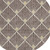 8' Brown And Beige Round Geometric Washable Indoor Outdoor Area Rug Transitional Style - Brown, Beige Color