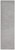 2' X 10' Silver Grey Non Skid Indoor Outdoor Runner Rug