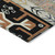 10' X 14' Black Ivory And Copper Aztec Washable Indoor Outdoor Area Rug