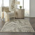 6’ x 9’ Natural Leaves Indoor Outdoor Area Rug - 4512822811987