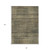 8' X 10' Brown Beige And Taupe Striped Washable Indoor Outdoor Area Rug