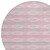 8' Pink Ivory And Gray Round Geometric Washable Indoor Outdoor Area Rug