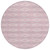 8' Pink Ivory And Gray Round Geometric Washable Indoor Outdoor Area Rug