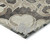 9' X 12' Chocolate And Taupe Damask Washable Indoor Outdoor Area Rug