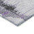 10' X 14' Purple Lavender And Gray Abstract Washable Indoor Outdoor Area Rug