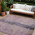 10' X 14' Blush Pink And Purple Abstract Washable Indoor Outdoor Area Rug