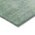 8' Artichoke Green And Fern Green Round Abstract Washable Indoor Outdoor Area Rug - Artichoke Green, Fern Green