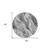 8' Gray Charcoal And Ivory Round Abstract Washable Indoor Outdoor Area Rug - Gray, Charcoal, Ivory