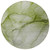 8' Olive Green Round Abstract Washable Indoor Outdoor Area Rug