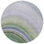 8' Teal Blue Artichoke Green And Green Round Abstract Washable Indoor Outdoor Area Rug