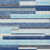 10' X 14' Blue Gray And Ivory Striped Washable Indoor Outdoor Area Rug - Blue, Gray, Ivory