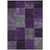 9' X 12' Eggplant Purple And Lilac Patchwork Washable Indoor Outdoor Area Rug