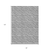 8' X 10' Gray Geometric Washable Non Skid Indoor Outdoor Area Rug