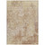 9' X 12' Copper And Beige Abstract Washable Indoor Outdoor Area Rug - Copper, Beige