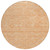 8' Salmon Round Floral Washable Indoor Outdoor Area Rug