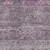 10' X 14' Purple And Gray Floral Washable Indoor Outdoor Area Rug