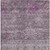 10' X 14' Purple And Gray Floral Washable Indoor Outdoor Area Rug