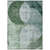 8' X 10' Mint Green And Fern Green Geometric Washable Indoor Outdoor Area Rug