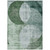 8' X 10' Mint Green And Fern Green Geometric Washable Indoor Outdoor Area Rug