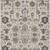 9' X 12' Ivory Beige And Taupe Oriental Washable Indoor Outdoor Area Rug