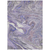 10' X 14' Lavender Purple And Gray Abstract Washable Indoor Outdoor Area Rug