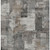 10' X 14' Pewter Khaki And Charcoal Abstract Washable Indoor Outdoor Area Rug