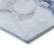 9' X 12' Blue and Gray Abstract Washable Non Skid Indoor Outdoor Area Rug Transitional Style - Blue, Gray Color